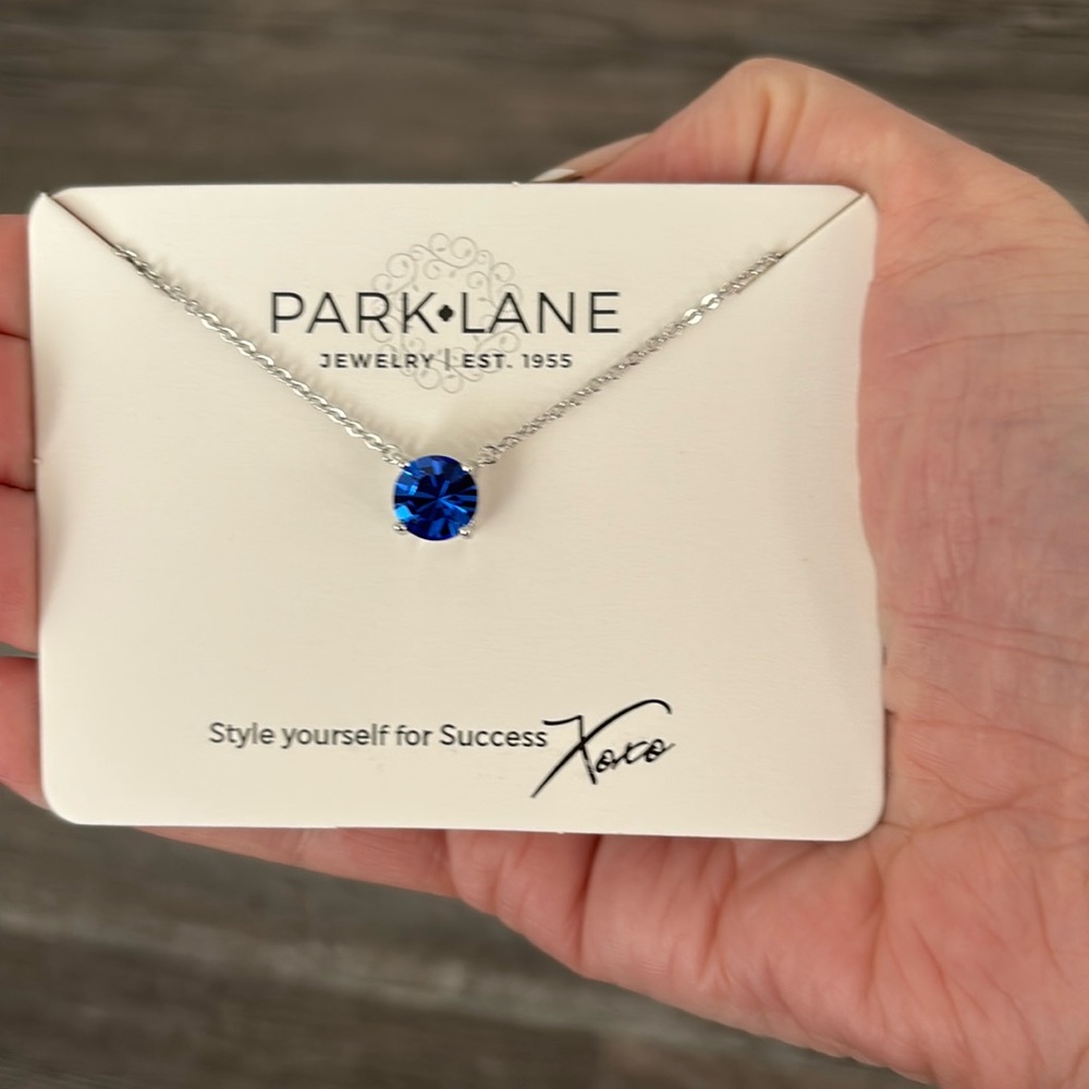 Impression Necklace sapphire blue​
